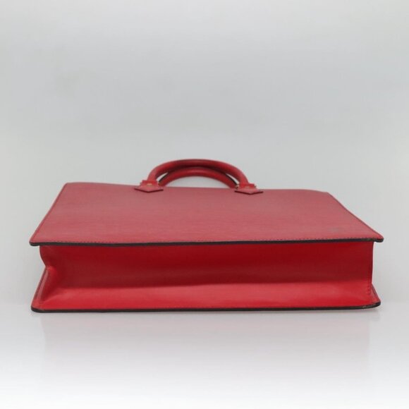 LOUIS VUITTON Epi Sac Plat PM Hand Bag Red M5274E LV Auth bs28404 - Picture 6 of 16